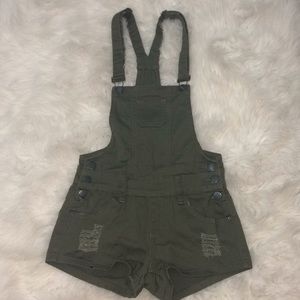 Overalls with a FREE crop top and  sun glasses